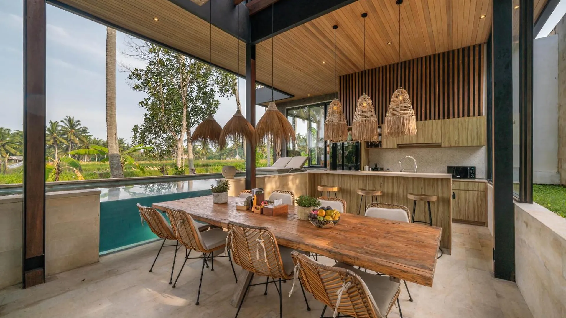 Villa Surga - 4Br Heavenly Ricefields View Villa In Ubud