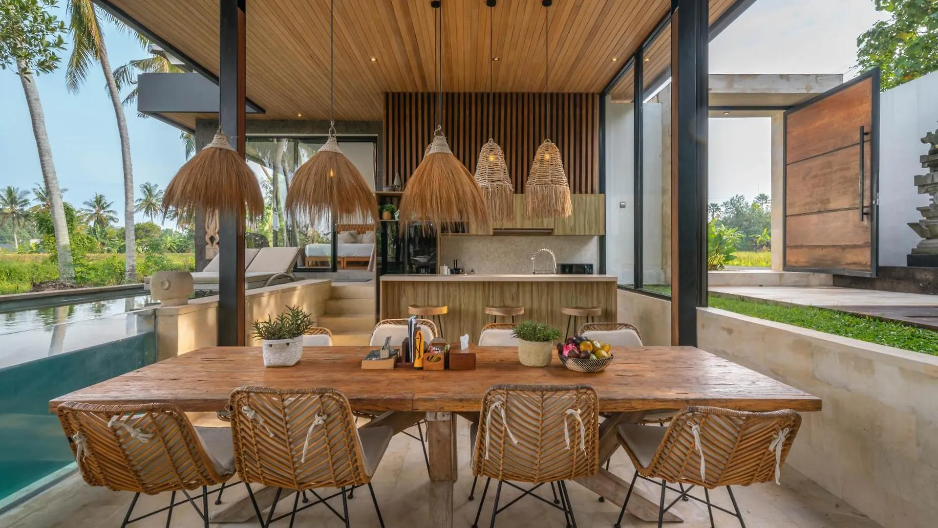 Villa Surga - 4Br Heavenly Ricefields View Villa In Ubud