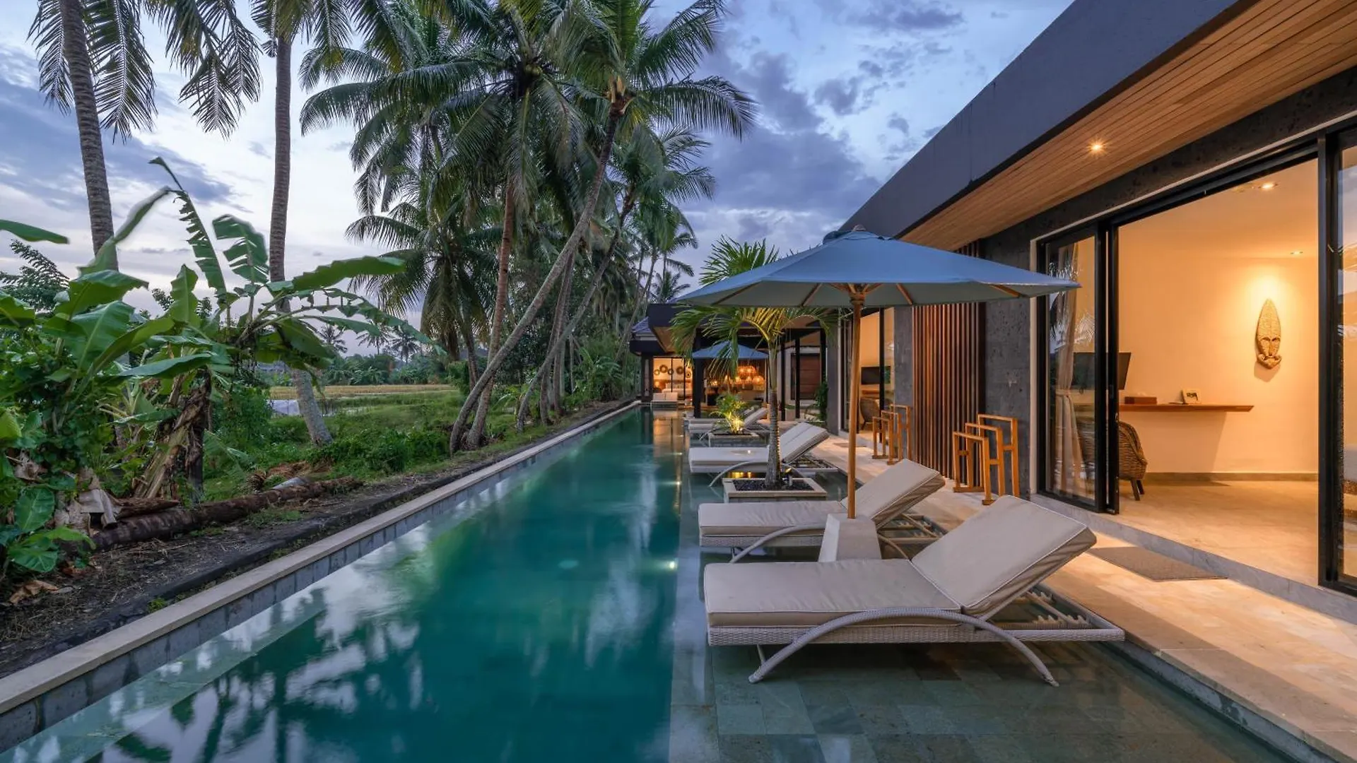 Villa Surga - 4Br Heavenly Ricefields View Villa In Ubud